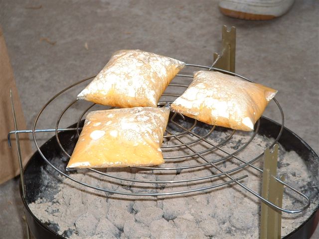 inflated cheese slices